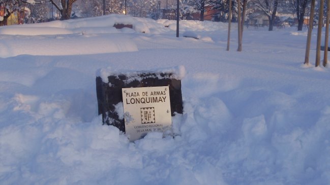 Lonquimay registró 15 grados bajo cero este jueves