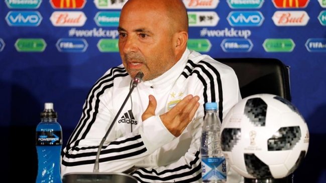 Sampaoli definió el once que jugará ante Islandia