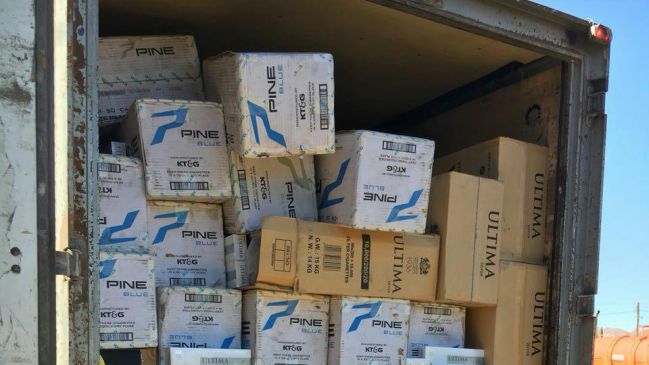 Incautan más de 90 mil cajetillas de cigarros de contrabando en Antofagasta