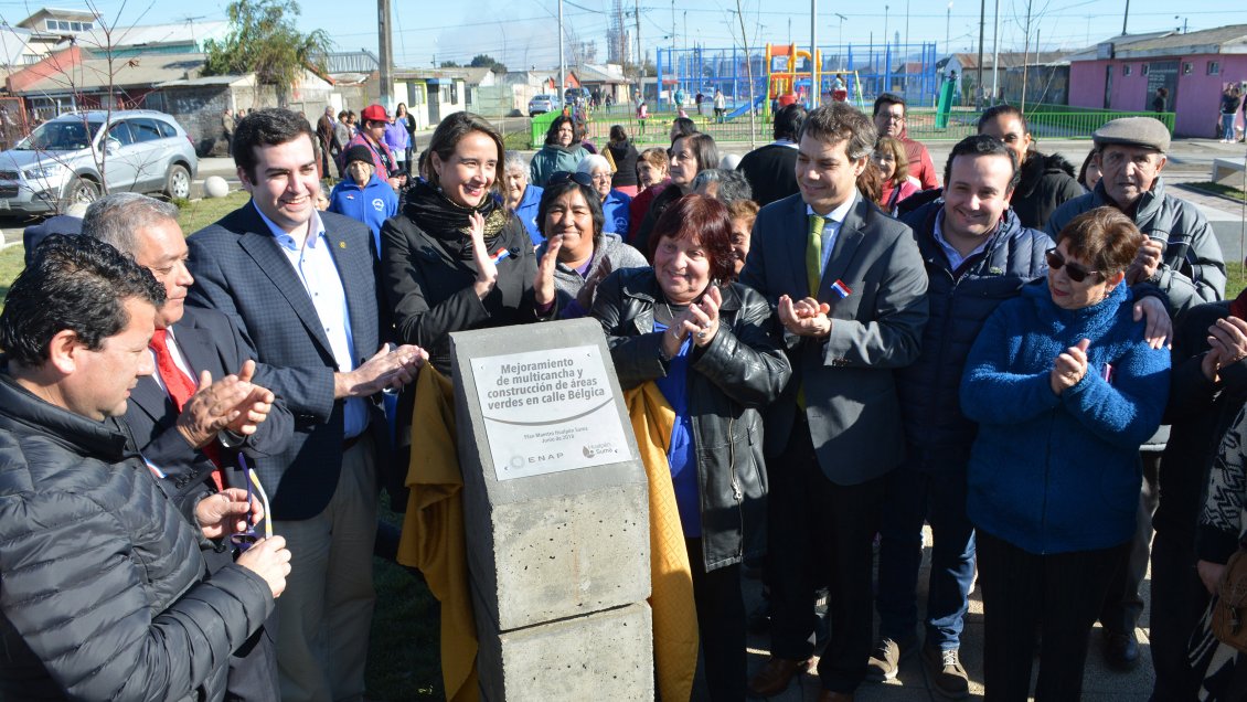 Hualpén: Inauguran multicancha en la Población 18 de septiembre