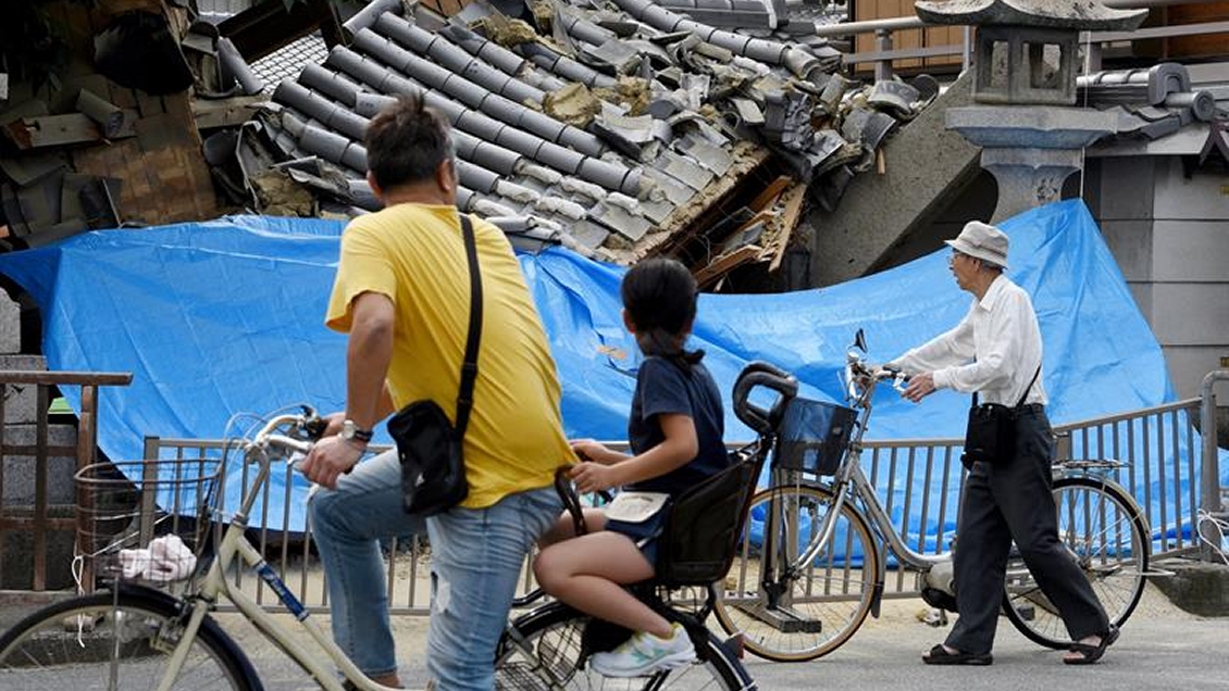 Japón: A cinco se elevaron los fallecidos por terremoto en Osaka