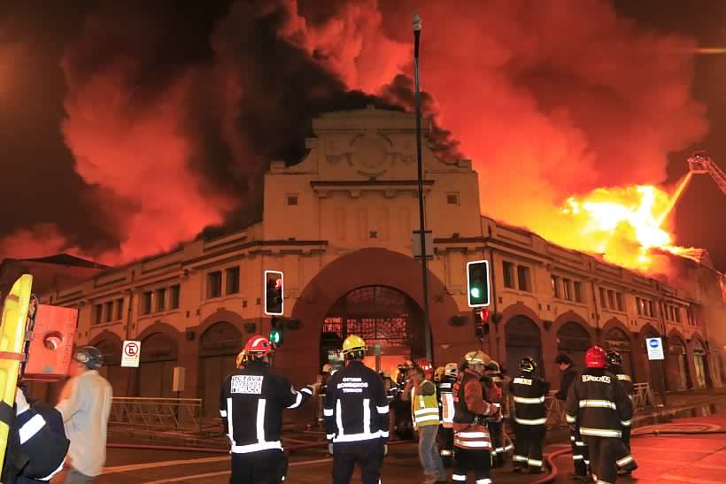 Tribunal confirmó responsabilidad de gásfiter en incendio del Mercado Municipal de Temuco