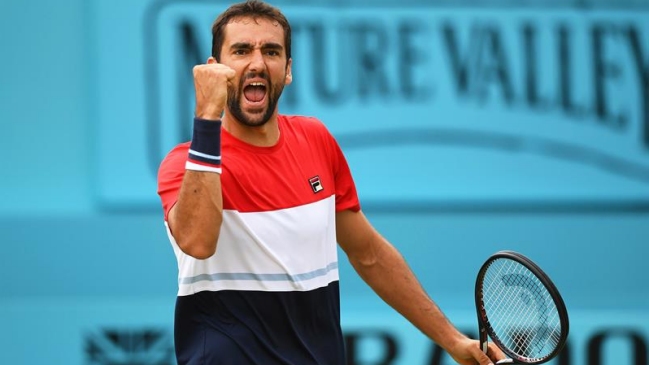 Marin Cilic sigue avanzando como primer favorito en Queen's