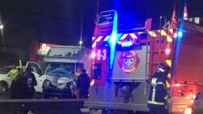 Hombre murió y otro quedó grave en accidente de tránsito en San Pedro de la Paz