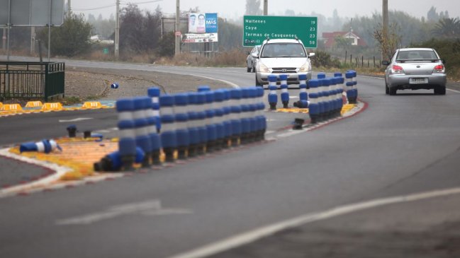 O'Higgins: Carretera El Cobre es declarada como ruta pública y obras en el lugar comenzarán a fines de 2019