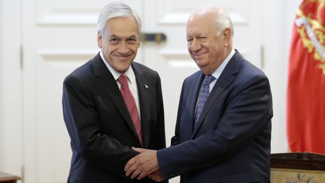 Presidente Piñera se reunió con Ricardo Lagos este viernes en La Moneda