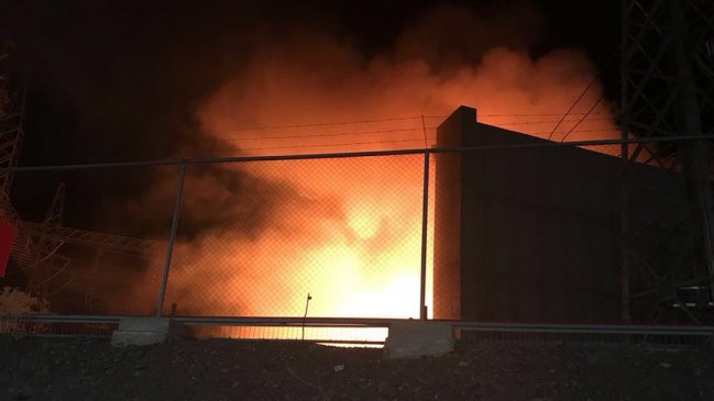 Incendio afectó a la central hidroeléctrica Alfalfal en San José de Maipo