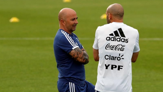 Mascherano desmintió quiebre en el plantel: La relación con Sampaoli es totalmente normal