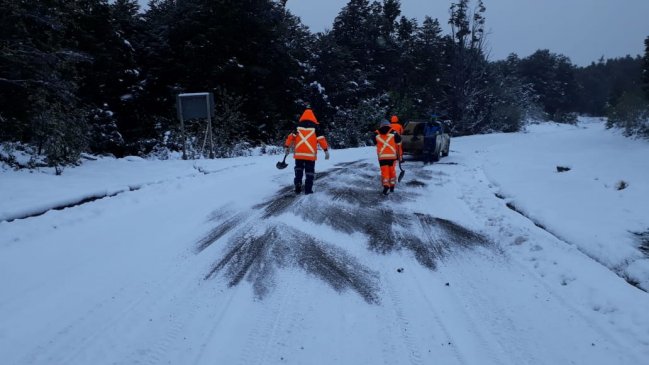 Región de Magallanes: Normalizaron estado de carreteras tras frente de nieve