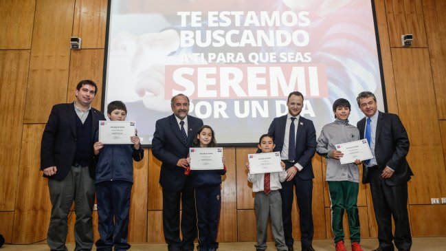 Maule: Cuatro niños podrán ser autoridades regionales por un día