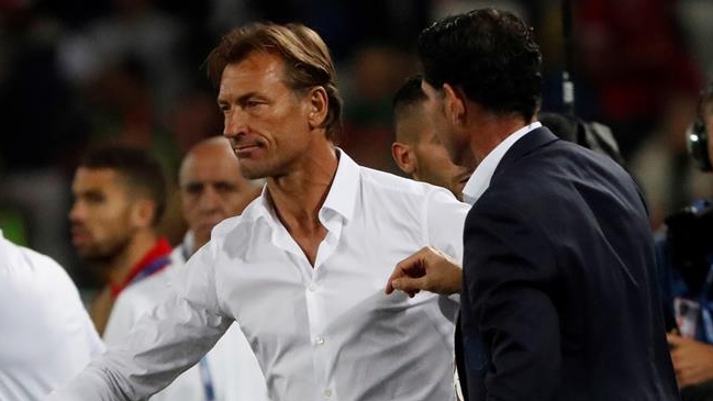 DT de Marruecos terminó indignado: En el empate el balón salió por un lado y se sacó desde el otro