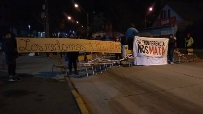 Mujeres se tomaron los accesos a la Universidad de Concepción
