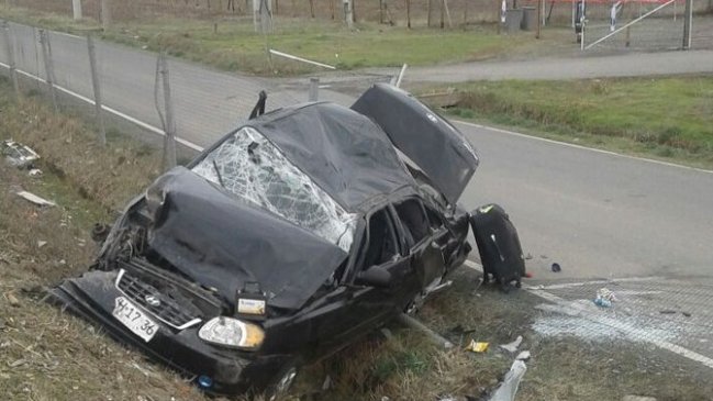 O'Higgins: Volcamiento de vehículo dejó seis lesionados en Ruta 5 Sur