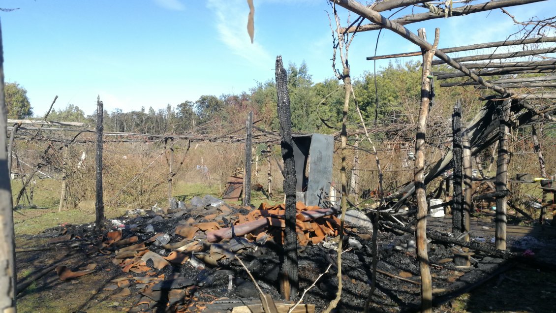 ChillÃ¡n Viejo: Hombre muriÃ³ en incendio tras manipular combustible