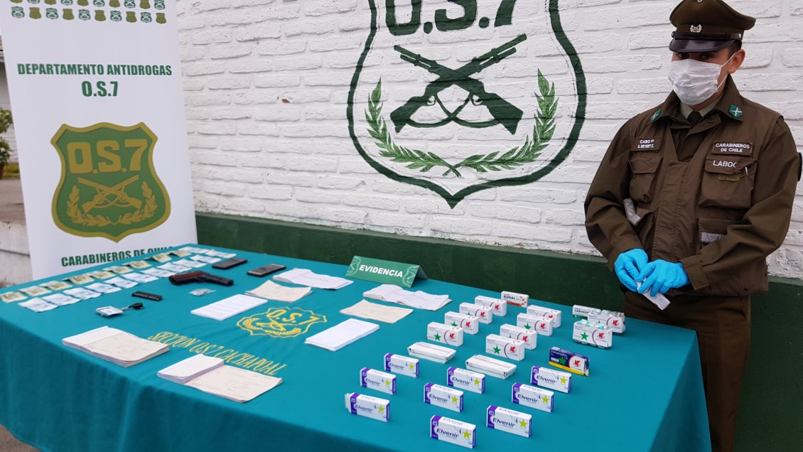 O'Higgins: Carabineros detuvo a médico por distribución ilegal de recetas y psicotrópicos