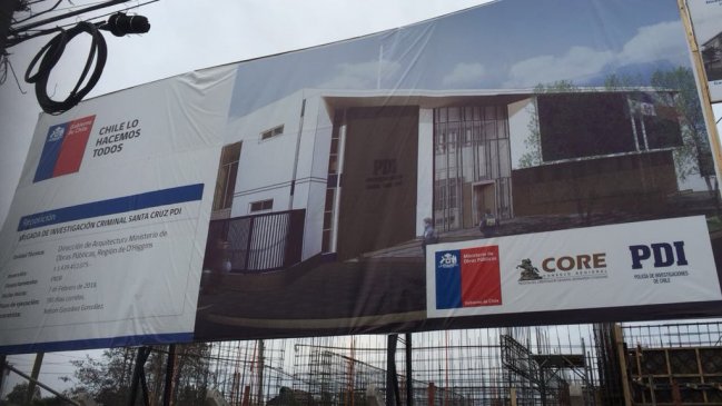 Santa Cruz: Instalan primera piedra para la construcción de nuevo cuartel de la PDI