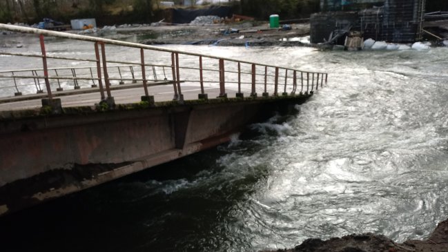 Tres meses tardará la instalación del puente mecano tras el colapso del Cancura