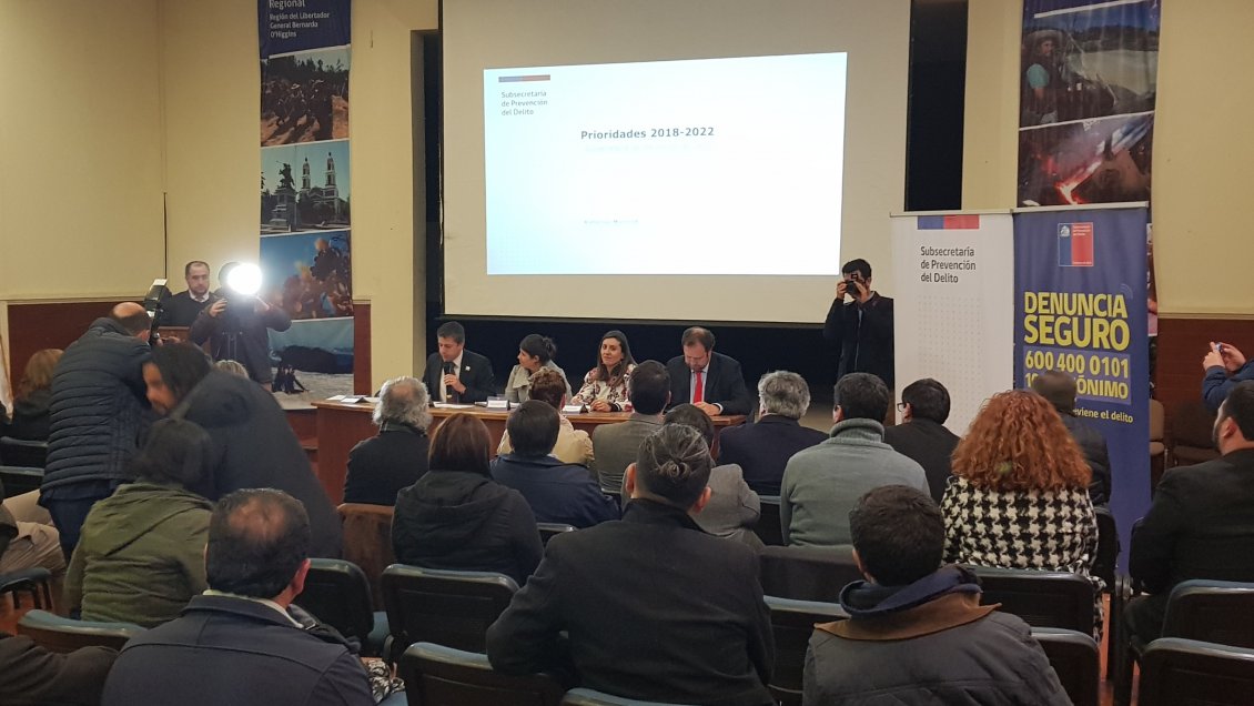 O'Higgins: Alcaldes de la región se reúnen con subsecretaria de Prevención del Delito