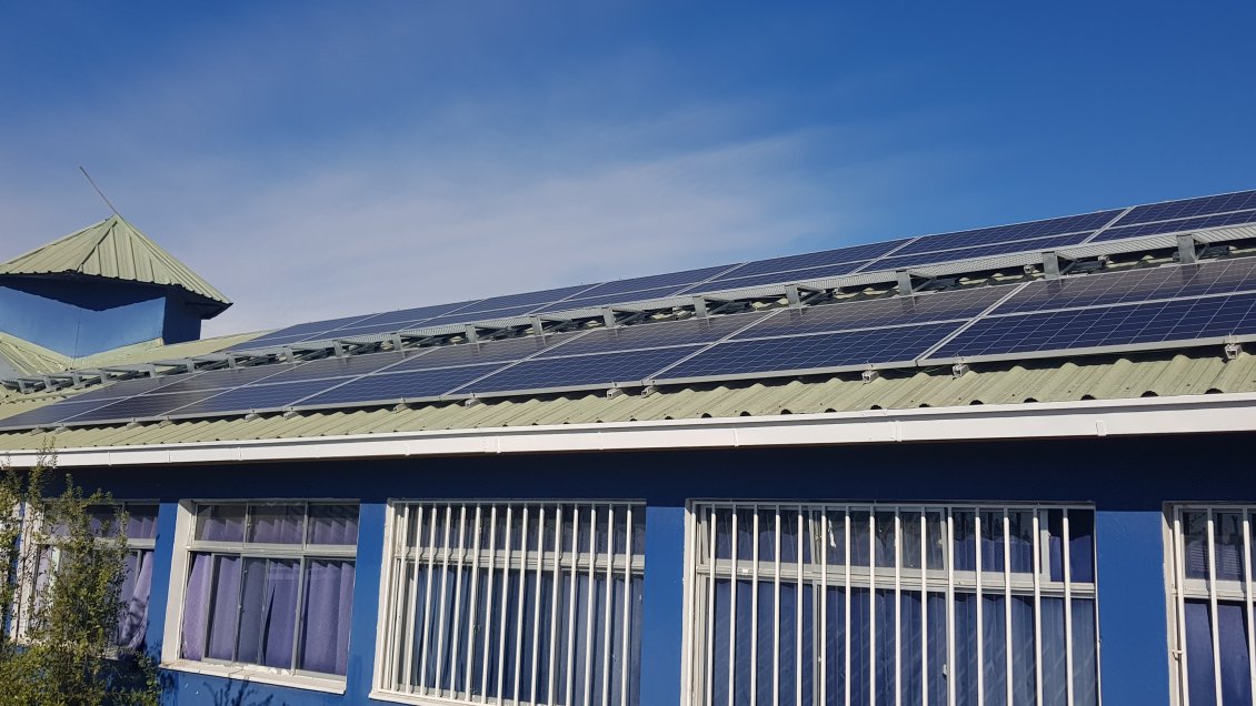 En Rancagua inauguraron primer techo solar en un colegio de la Región de O'Higgins
