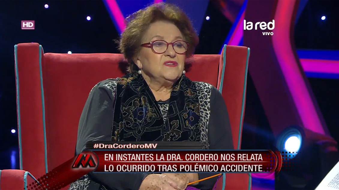 Dra. Cordero tras supuesto atropello: 