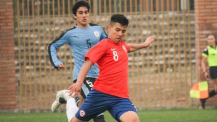  La 'Roja' sub 20 cayó ante Uruguay en duelo amistoso  