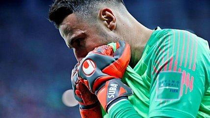 Subasic hizo historia al ser el segundo portero en atajar tres penales en un Mundial