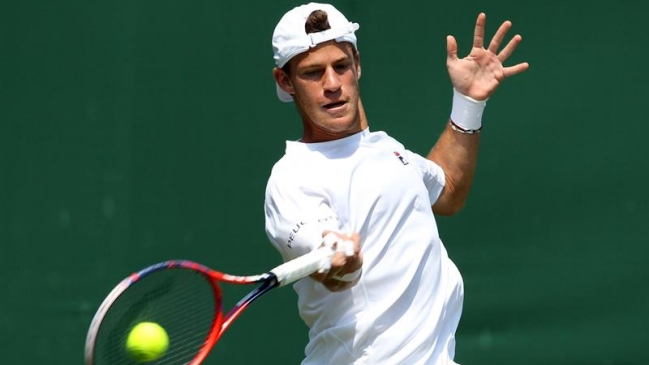 Diego Schwartzman ganó su primer partido sobre pasto