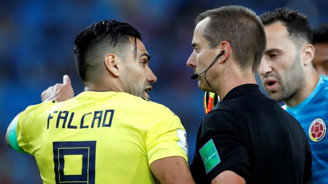 Radamel Falcao sobre el arbitraje en duelo ante Inglaterra: Fue una vergüenza