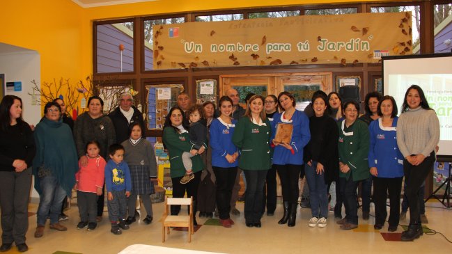Comunidad escogió nombre de jardín infantil en sector rural de Valdivia
