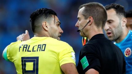 Radamel Falcao sobre el arbitraje en duelo ante Inglaterra: Fue una vergüenza