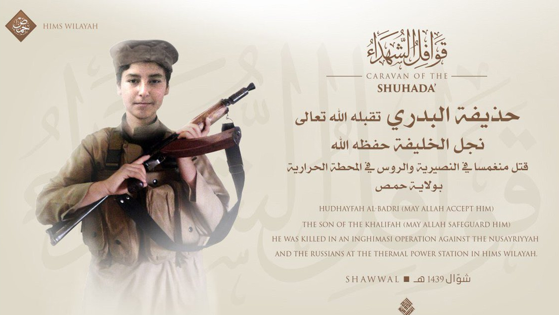 Hijo del líder del Estado Islámico murió en un ataque suicida en Siria