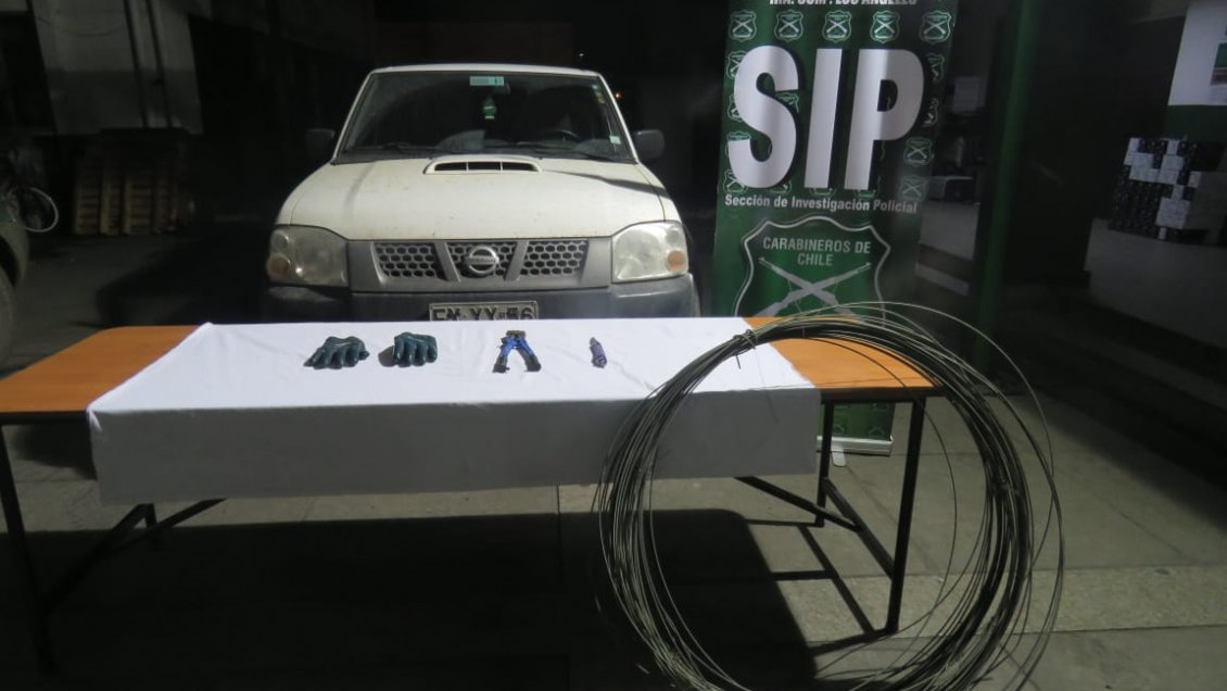 Los Ángeles: Carabineros se enfrentó a balazos con delincuentes por robo de cables