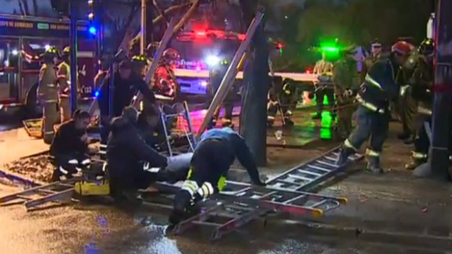 Peatón cayó a un socavón en San Bernardo