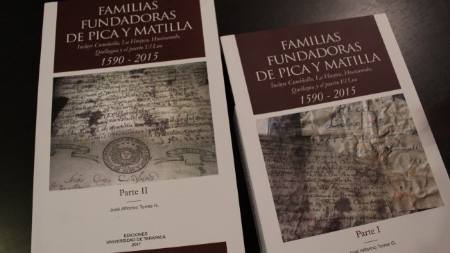 Libro rescata la historia genealógica de Matilla y Pica