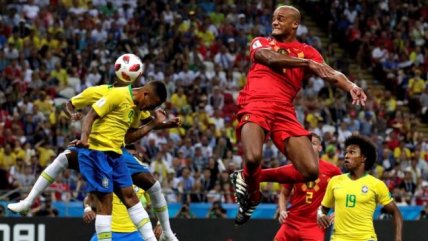   Fernandinho marcó un autogol y otorgó la ventaja a Bélgica 