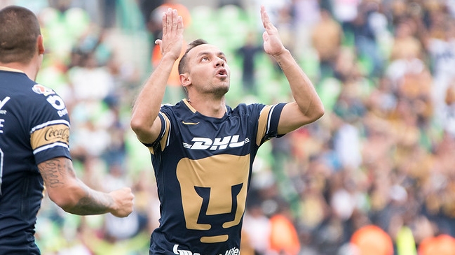 Marcelo Díaz anotó un golazo olímpico en práctica de Pumas UNAM