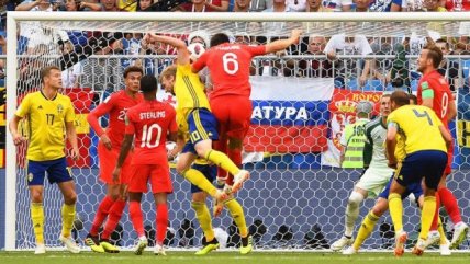 La conquista de Harry Maguire para abrir la cuenta de Inglaterra ante Suecia