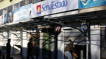   Delincuentes asaltaron sucursal ServiEstado de Plaza Egaña 