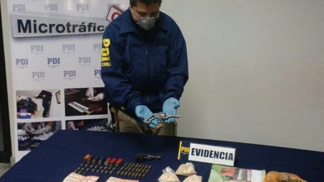 Coquimbo: PDI allanó domicilio, incautó droga y detuvo a narcotraficante