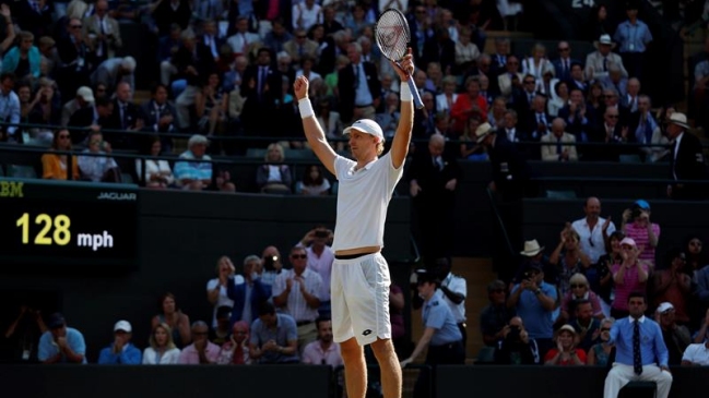 Kevin Anderson logró la hazaña ante Roger Federer en un extenso partido