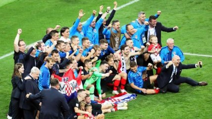 El desahogo de los seleccionados de Croacia con el inédito paso a la final del Mundial