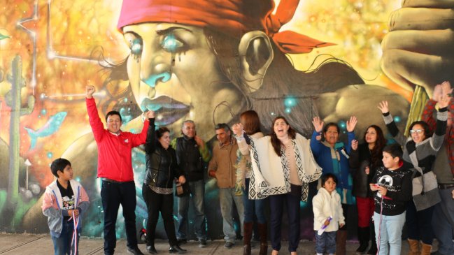 Caldera: Inauguran mural en honor al pueblo diaguita