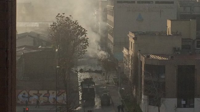 Incidentes se registraron en las afueras de la Universidad Iberoamericana