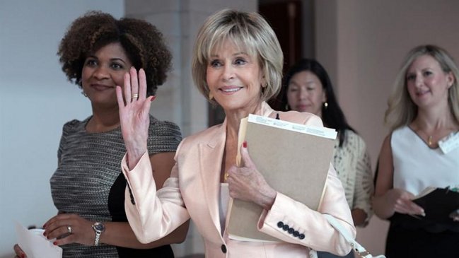 Jane Fonda enarbola la bandera de las mujeres humildes en tiempos del #MeToo
