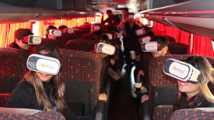 Empresas de buses ofrecen películas en realidad virtual