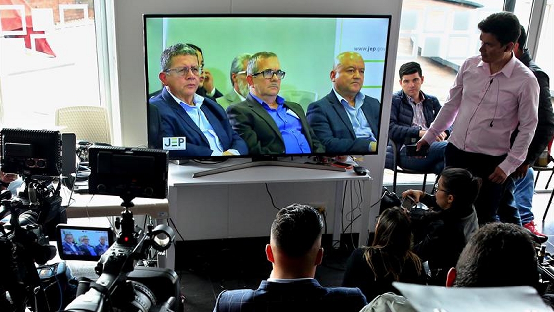 Líder de FARC pidió perdón por secuestros ante Justicia de Paz