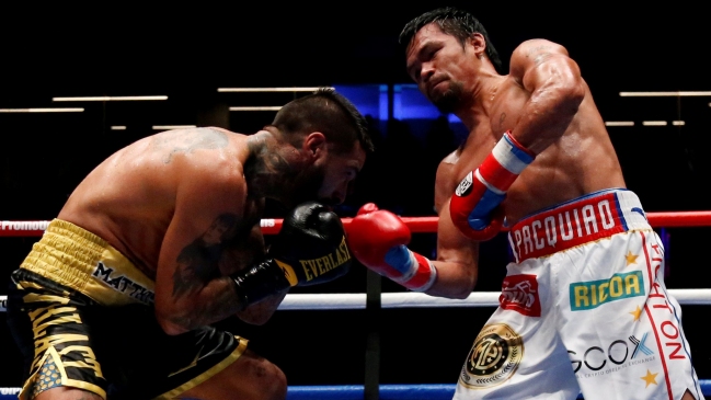 Manny Pacquiao demostró su vigencia y noqueó a Lucas Matthysse en el séptimo asalto