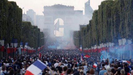Las masivas celebraciones en París por el segundo título Mundial de Francia