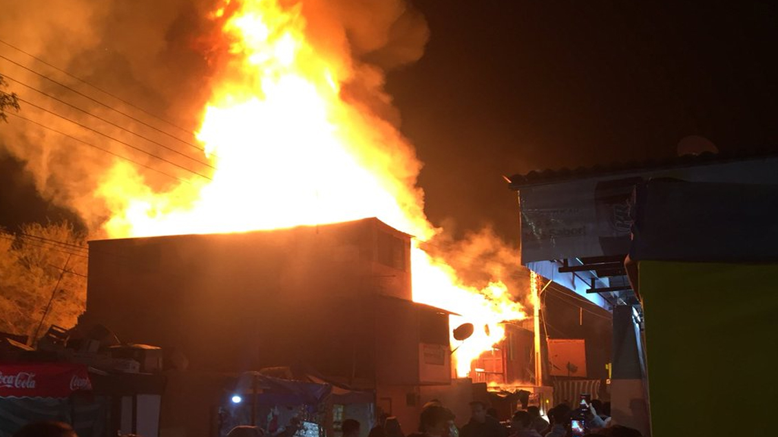 Incendio se registró en La Tirana en medio de la fiesta religiosa