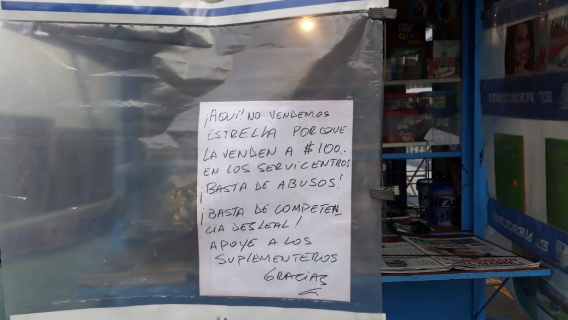 Suplementeros de Iquique iniciaron paro acusando 